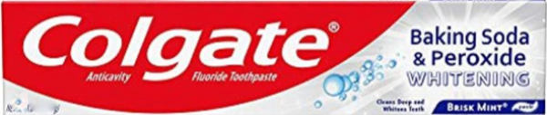 COLGATE Baking Soda & Peroxide Whitening 'Brisk Mint' Anticavity Fluoride Toothpaste 113 gr